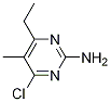 Structure of 4-chloro-6-ethyl-5-MethylpyriMidin-2-aMine