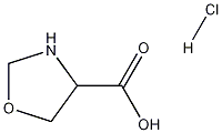 Structure of Oxazolidine-4-carboxylic acid hydrochloride