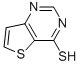 Structure of THIENO[3,2-D]PYRIMIDINE-4-THIOL