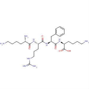 L-Lysine, L-lysyl-L-arginyl-L-phenylalanyl-结构式
