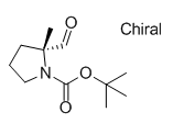Structure of Tert-butyl (2R)-2-formyl-2-methylpyrrolidine-1-carboxylate