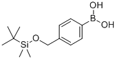 Structure of [4-[[[1,1-Dimethylethyl)dimethylsilyl]oxy]methyl]phenylboronic Acid