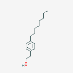 Structure of Benzeneethanol, 4-octyl