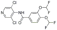 Structure of N-(3,5-Dichloro-4-pyridinyl)-3,4-bis(difluoroMethoxy)benzaMide