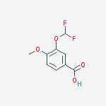 Structure of 3-DIFLUOROMETHOXY-4-METHOXYBENZOIC ACID