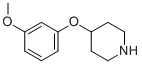 Structure of Piperidine, 4-(3-Methoxyphenoxy)-