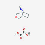 (1R,5S)-3-oxa-8-azabicyclo[3.2.1]octane oxalate结构式