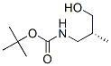 Carbamic acid,N-[(2R)-3-hydroxy-2-methylpropyl]-, 1,1-dimethylethyl ester结构式