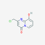 Structure of 2-(chloromethyl)-9-hydroxy-4H-pyrido[1,2-a]pyrimidin-4-one(SALTDATA: FREE)