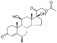 Structure of 6α-Methyl Hydrocortisone 21-Acetate