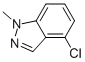 Structure of 4-Chloro-1-methyl-1H-indazole