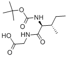 Structure of BOC-ILE-GLY-OH