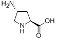 Structure of L-Proline,4-amino-, (4R)-