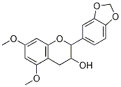 Structure of 3-Hydroxy-5,7-dimethoxy-3',4'-methylenedioxyflavan