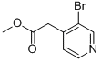 Structure of methyl 2-(3-bromopyridin-4-yl)acetate