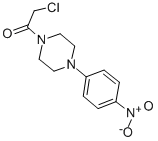 Structure of 1-(CHLOROACETYL)-4-(4-NITROPHENYL)PIPERAZINE