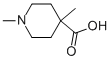 Structure of 1,4-DIMETHYLPIPERIDINE-4-CARBOXYLIC ACID