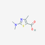 Structure of 2-DIMETHYLAMINO-4-METHYL-THIAZOLE-5-CARBOXYLIC ACID