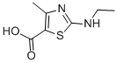 2-乙氨基-4-甲基噻唑-5-羧酸结构式