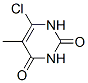 Structure of 6-CHLOROTHYMINE