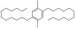 Structure of 1 4-DIDODECYL-2 5-DIIODOBENZENE