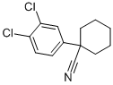 Chemical structure of 1-(3,4-DICHLOROPHENYL)CYCLOHEXANECARBONITRILE