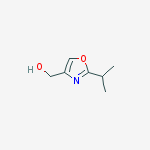 (2-isopropyl-1,3-oxazol-4-yl)methanol(SALTDATA: FREE)结构式
