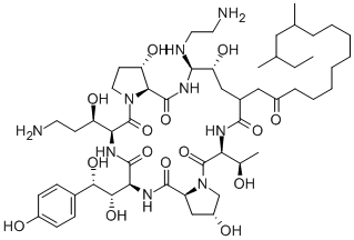 Structure of Caspofungin