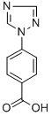 Structure of 4-(1H-1,2,4-TRIAZOL-1-YL)BENZOIC ACID