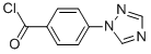 Structure of BENZOYL CHLORIDE,4-(1H-1,2,4-TRIAZOL-1-YL)-