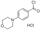4-吗啉苯甲酰氯盐酸盐结构式