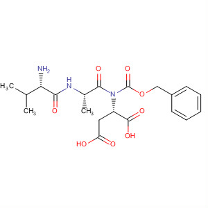 Structure of L-Aspartic acid, N-[(phenylmethoxy)carbonyl]-L-valyl-L-alanyl-