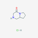 Structure of Hexahydro-pyrrolo[1,2-a]pyrazin-4-one hydrochloride