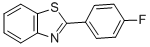 Structure of BENZOTHIAZOLE, 2-(4-FLUOROPHENYL)-
