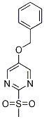 Chemical structure of 5-Benzyloxy-2-MethylsulfonylpyriMidine