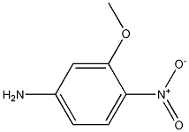 3-甲氧基-4-硝基苯胺结构式
