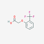 Structure of Acetic acid, 2-[2-(trifluoromethyl)phenoxy]-