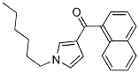 Structure of 1-Hexyl-3-(1-naphthoyl)pyrrole