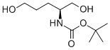 Structure of (S)-(-)-2-(BOC-AMINO)-1,5-PENTANEDIOL