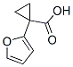 Structure of Cyclopropanecarboxylicacid, 1-(2-furanyl)-