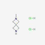 Structure of 2-Methyl-2,6-diaza-spiro[3.3]heptane dihydrochloride