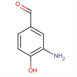 Structure of Benzaldehyde, 3-amino-4-hydroxy-
