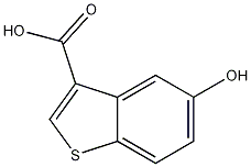 Structure of 5-hydroxybenzo[b]thiophene-3-carboxylic acid
