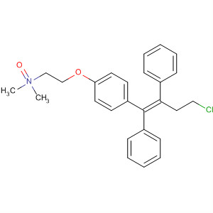 Structure of Ethanamine,2-[4-[(1Z)-4-chloro-1,2-diphenyl-1-butenyl]phenoxy]-N,N-dimethyl-,N-oxide