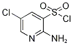 Structure of 2-Amino-5-chloro-pyridine-3-sulfonyl chloride