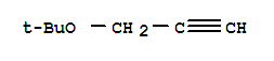 Structure of 1-Propyne,3-(1,1-dimethylethoxy)-