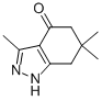 Structure of 3,6,6-TRIMETHYL-1,5,6,7-TETRAHYDRO-4H-INDAZOL-4-ONE