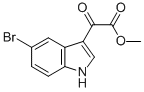 5-溴-3-吲哚乙醛酸甲酯结构式