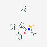 Structure of (S)-4-tert-Butyl-2-[(SP)-2-(diphenylphosphino)ferrocenyl]-2-oxazoline
