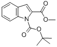 Structure of 1-(TERT-BUTYL) 2-METHYL 1H-INDOLE-1,2-DICARBOXYLATE